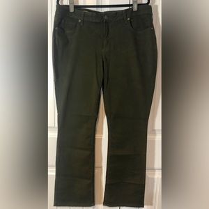 Sonoma bootcut jeans, dark green, size 18